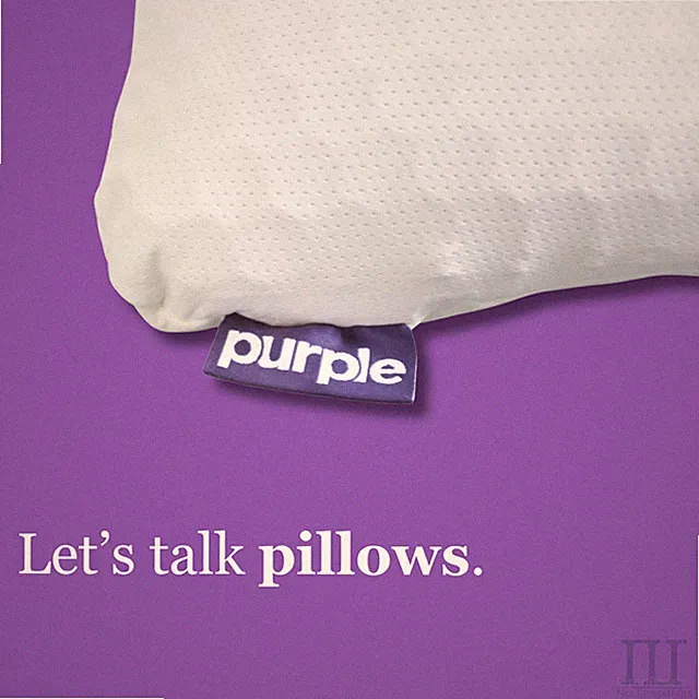 Purple Harmony Pillow The Greatest Ever Invented, King, Low / Medium / Tall Size